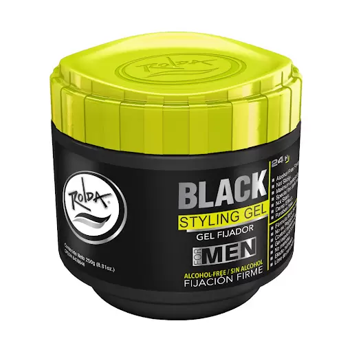 Gel Fijador ROLDA BLACK 250g (styling gel)
